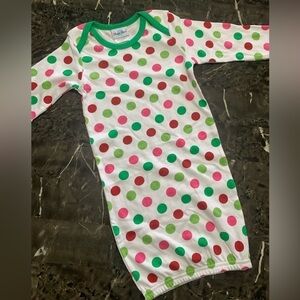 POLKA Dot One Size infant Gown